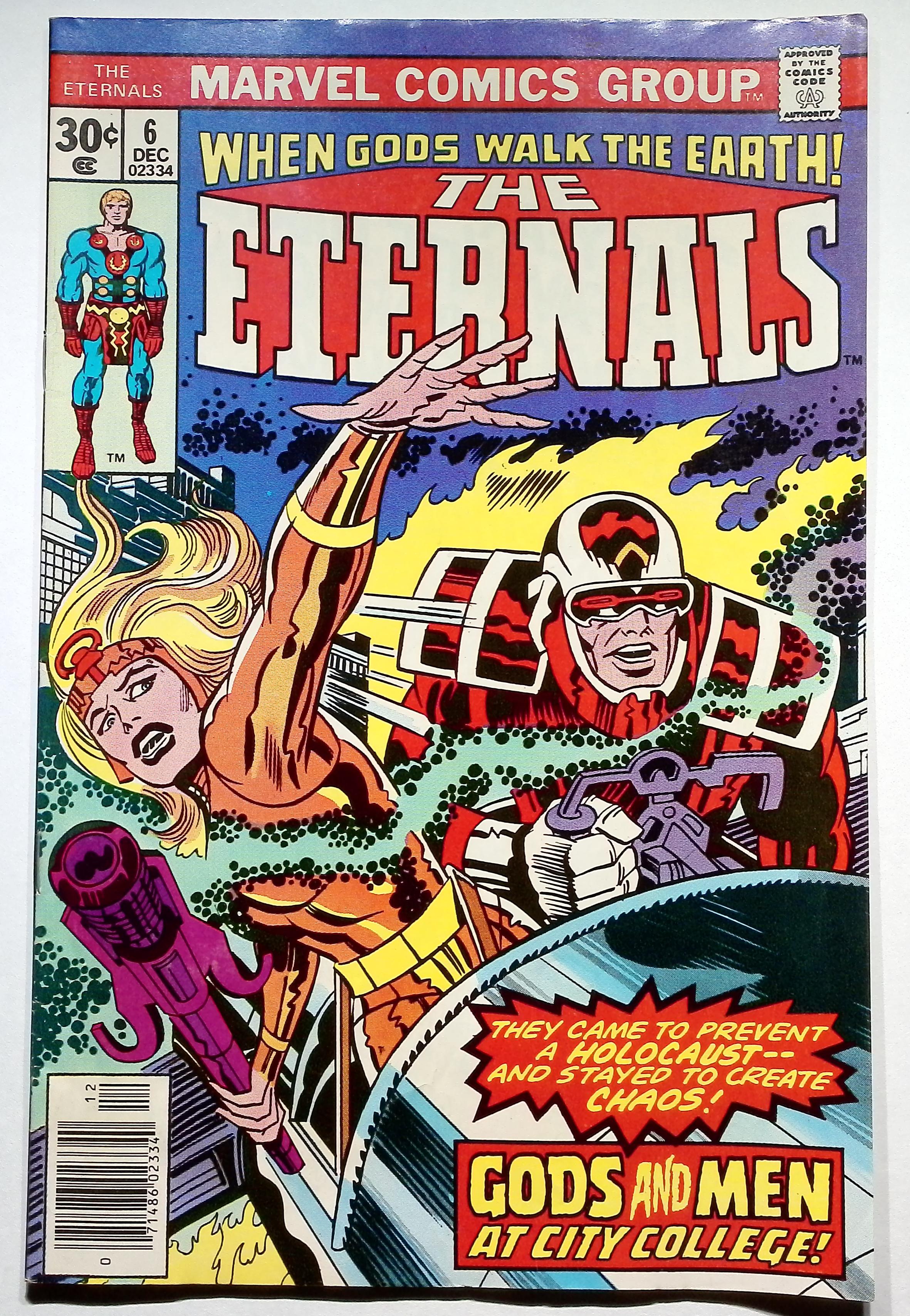 Eternals, Vol. 1 #6 1st Cameo App Marvel Bronze Age Comic Book 1976 MID GRADE